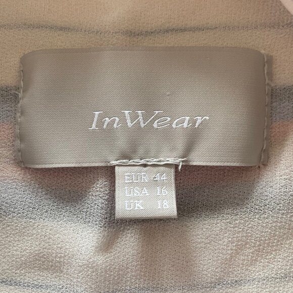 InWear Striped Button Down Blouse - Picture 5 of 9